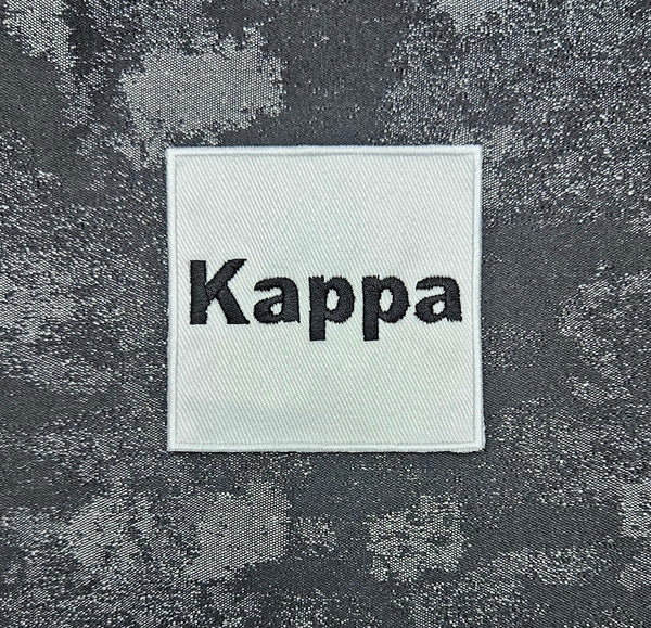 Patch Embroidered Patch Brand Kappa Iron-on or Sew-on 8X8 CM