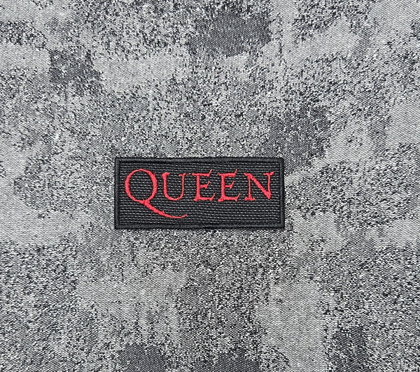 Parche bordado Rock Queen para planchar o coser, 7 x 3 cm