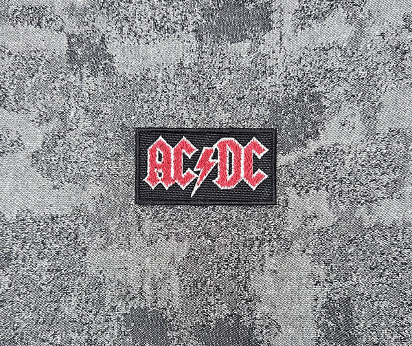 Parche AC/DC Hard Rock Parche termoadhesivo o cosido 6X3,5 CM