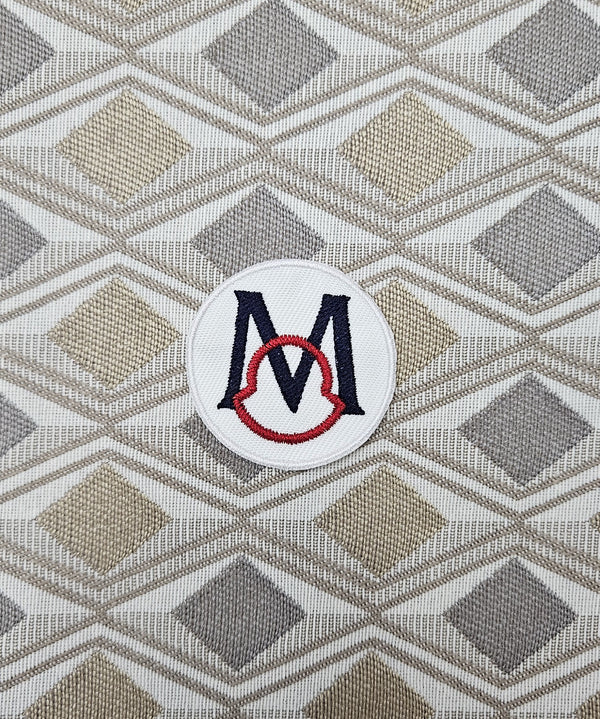 Patch Toppa Replica Brand Moncler Ricamata Termoadesiva o da Cucire Diametro 5 cm