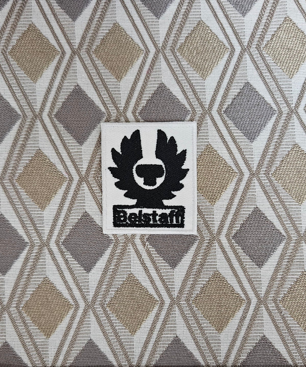 Patch Toppa Stemma Replica Belstaff Ricamata Termoadesiva o da Cucire 5.5x4.5cm