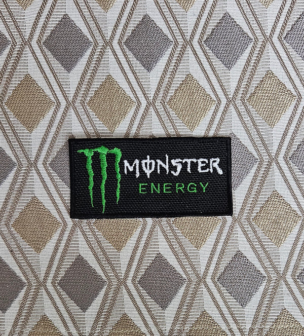 Patch Replica Monster Energy Embroidered Iron-on or Sew-on Patch 8.5X4 cm