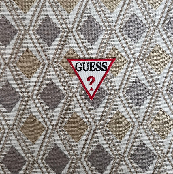 Patch Toppa Replica Guess 5x4cm Ricamata Termoadesiva e da Cucire