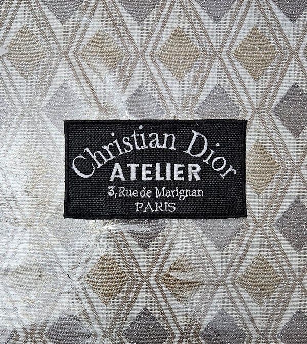 Parche Réplica Christian Dior Bordado Termoadhesivo o Cosido 10x5 cm