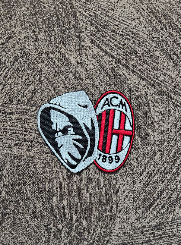 Parche Milan Calcio Curva Sud Bandits Bordado Termoadhesivo o Cosido 9x8 cm