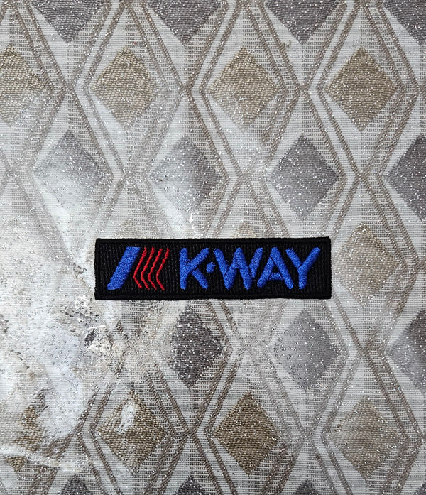 Parche K-WAY Kway Réplica Parche Bordado Termoadhesivo o Cosido 8,5x2 cm