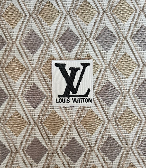 Patch Toppa Replica Brand louis Vuitton LV Ricamata Termoadesiva o da Cucire 5x4.5 cm