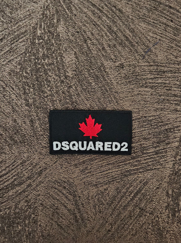 Patch Replica 8.5X4.5CM DSQUARED2 D2 Embroidered Iron-on or Sew-on