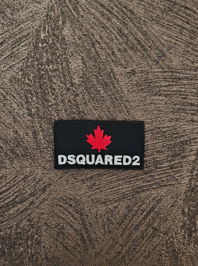 Patch Replica 8.5X4.5CM DSQUARED2 D2 Embroidered Iron-on or Sew-on