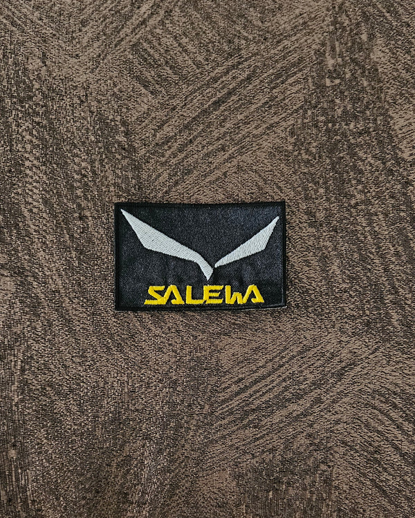 Parche réplica Salewa bordado para planchar o coser 8x5 cm