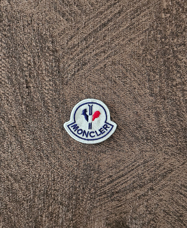 Patch Toppa Replica Moncler Ricamata Termoadesiva o da Cucire 4x4.5cm