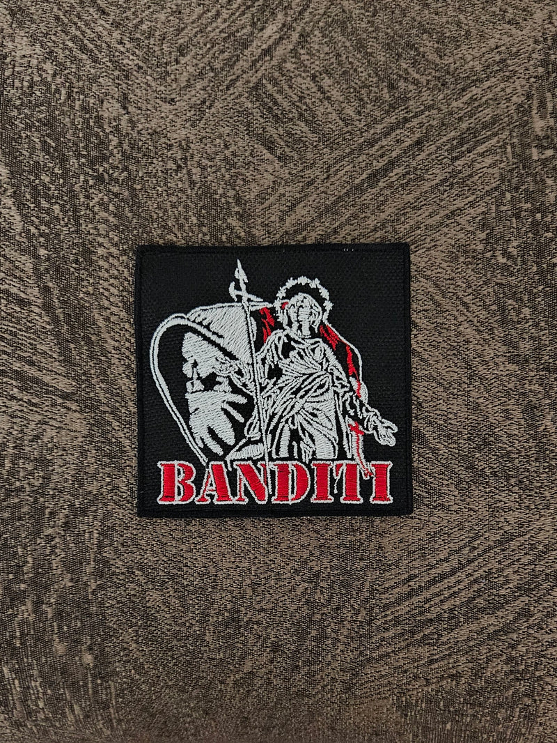 Patch Milan Calcio Curva Sud Bandits Embroidered Iron-on or Sew-on 9x9 cm