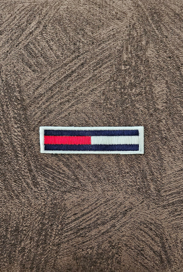 Patch Toppa Replica Tommy Hilfiger Ricamata Termoadesiva o da Cucire 10x2.5cm