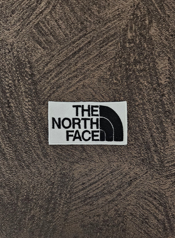 Patch Toppa Replica The North Face Ricamata Termoadesiva o da Cucire 8x4 cm