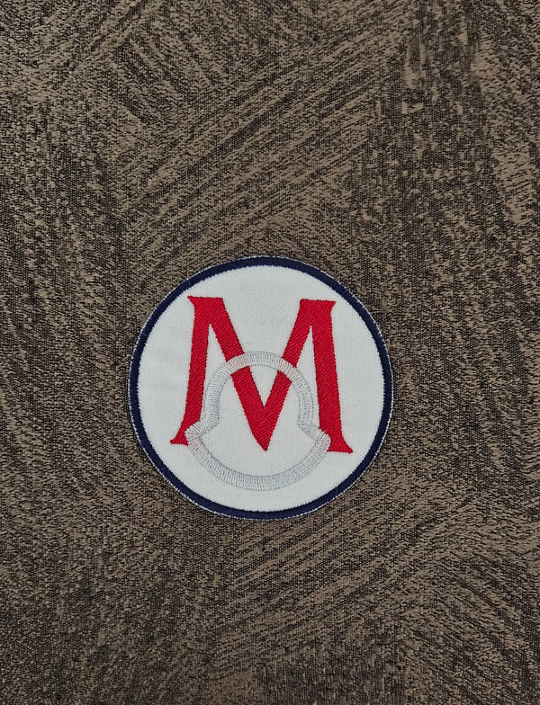 Patch Toppa Replica Moncler Ricamata Termoadesiva o da Cucire Diametro 8.5cm