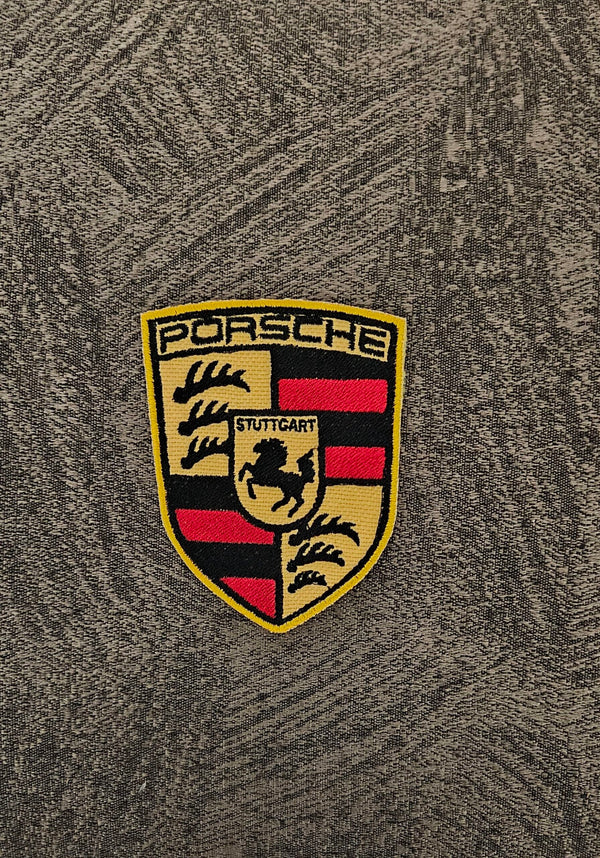 Patch Toppa Ricamata Porsche Termoadesiva o da Cucire 9X7CM