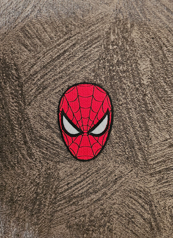 Patch Toppa Spiderman Ricamata Termoadesiva o da Cucire 8x6 cm