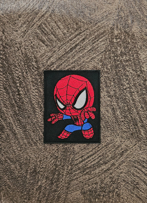 Patch Spiderman Embroidered Iron-On or Sew-On Patch 9x7 cm