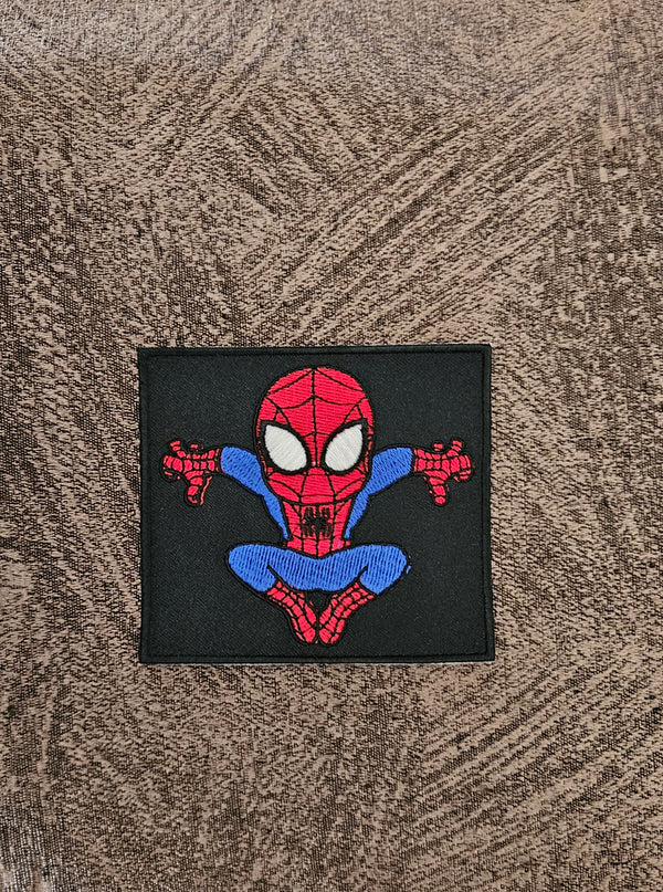 Parche Spiderman Bordado Termoadhesivo o Cosido 9x8 cm