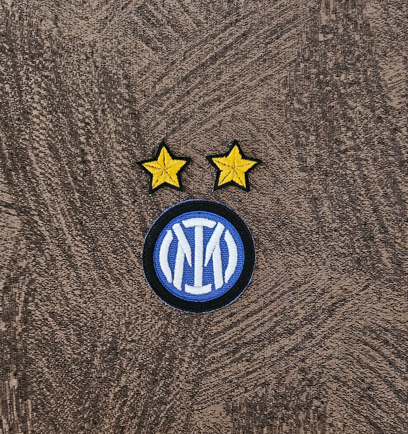 PATCH PATCHES Second Star INTER CALCIO Trio EMBROIDERED IRON-ON AND SEW-ON