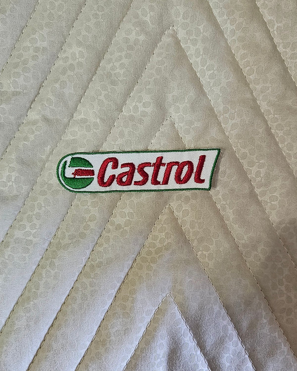 PARCHE BORDADO PARA TERMOADHESIVO Y COSIDO Castrol 9x2cm