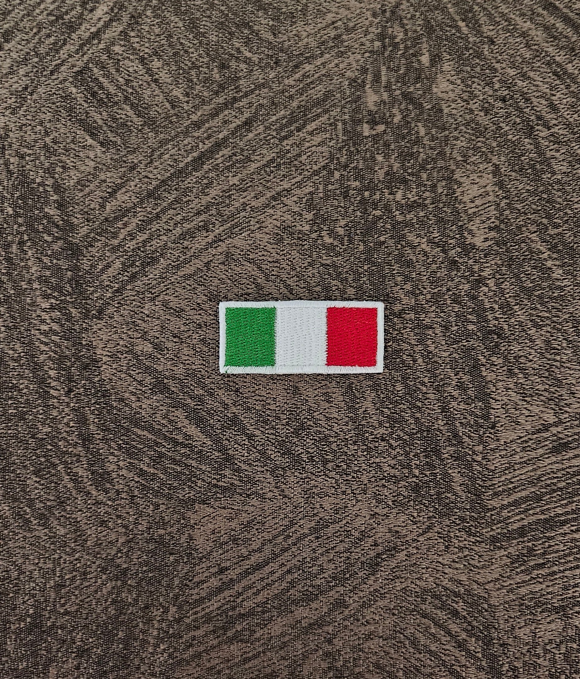 PATCH TOPPA RICAMATA BANDIERA ITALIANA 5X2CM TERMOADESIVA E DA CUCIRE