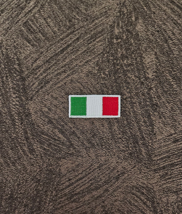 PARCHE BORDADO BANDERA ITALIANA TERMOADHESIVO O COSIDO 5X2 CM