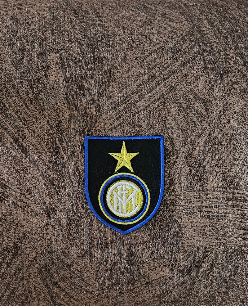 Patch Toppa Ricamata Inter Calcio Termoadesiva o da Cucire Diametro 8.5x7cm