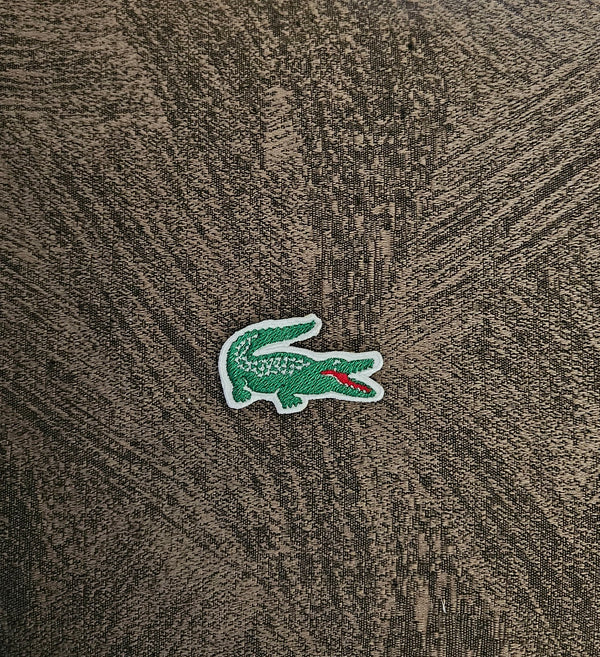 Patch Toppa Replica Lacoste Ricamata Termoadesiva o da Cucire 5x3cm