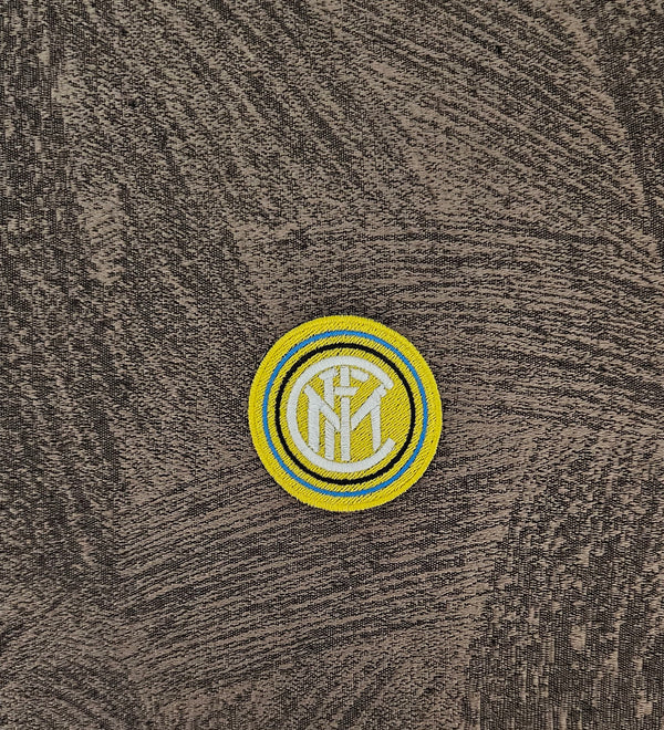 Patch Toppa Inter Calcio Ricamata Termoadesiva e da Cucire Diametro 5.5 cm