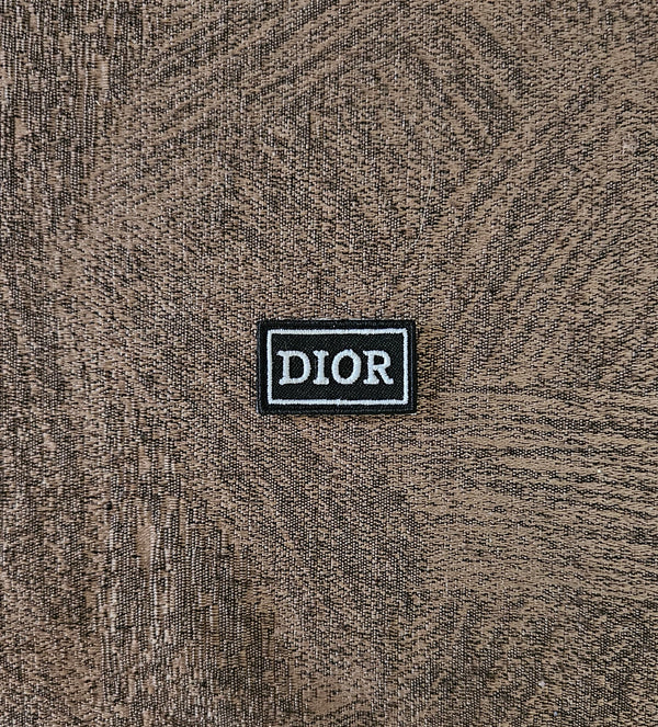 Patch Toppa Replica Dior Ricamata Termoadesiva o da Cucire 3.5x2 cm