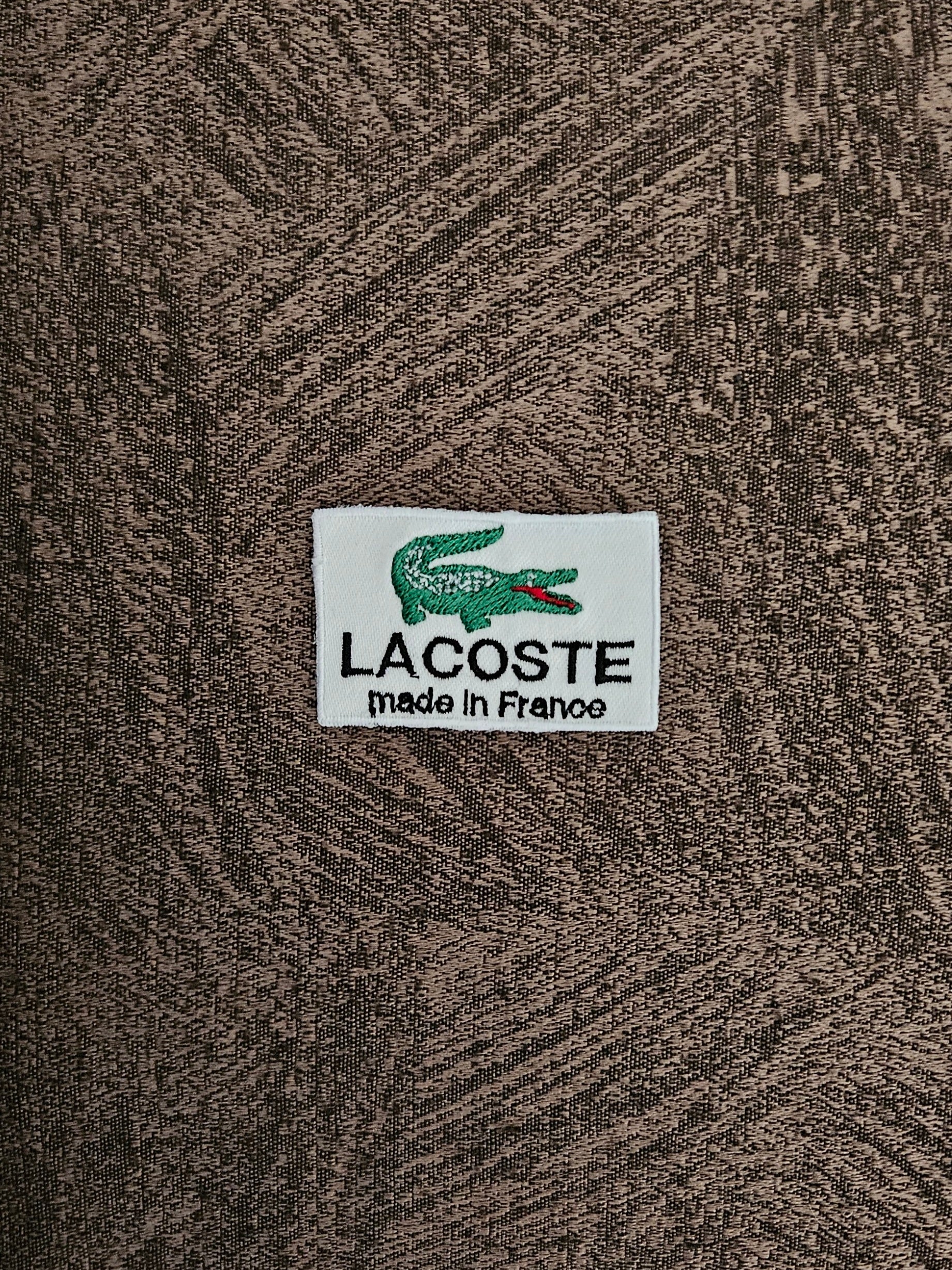 Patch Toppa Replica Lacoste 5.5x3.5cm Ricamata Termoadesiva e da Cucire