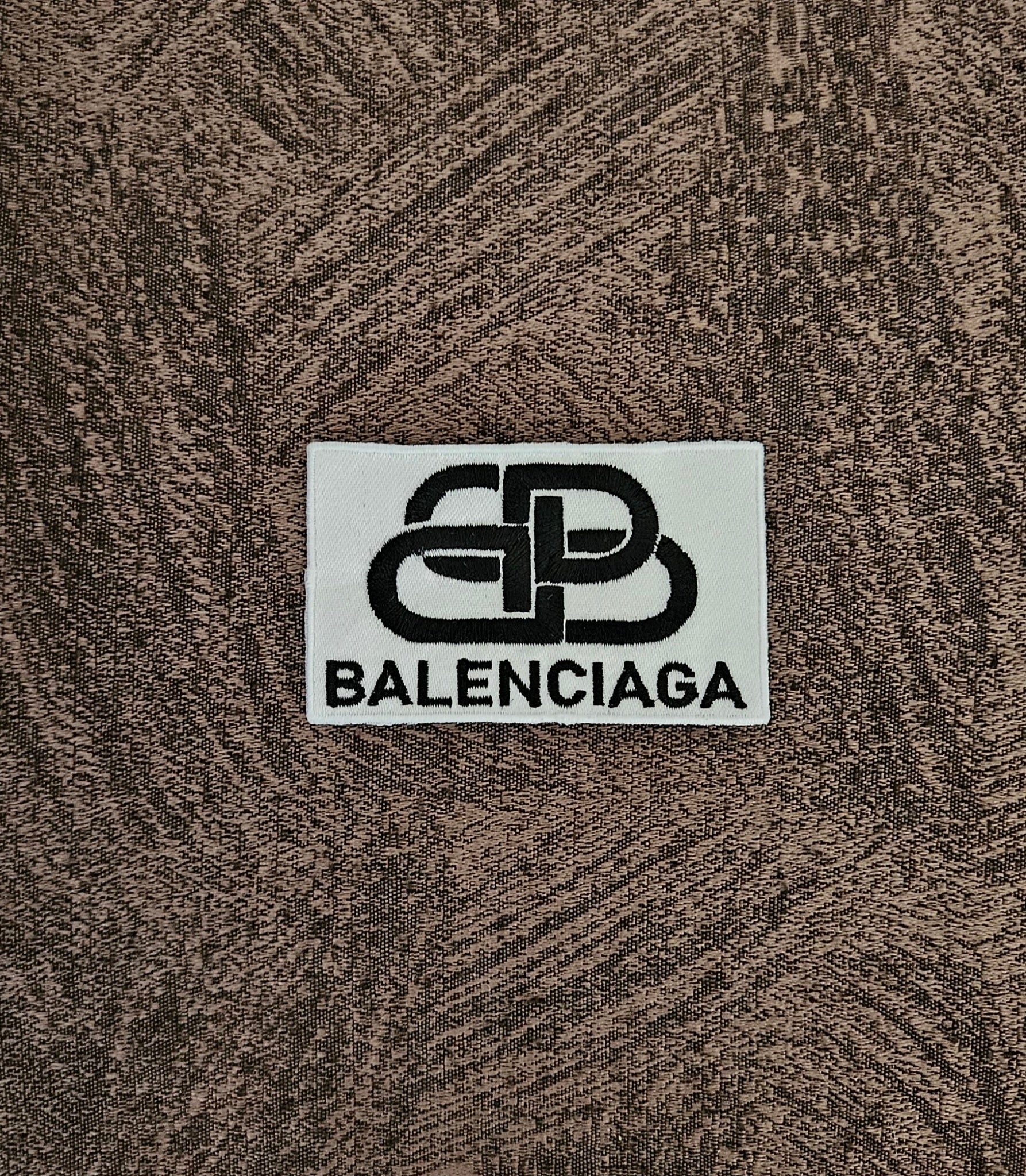 Patch Toppa Ricamata Replica Balenciaga 8X5CM Termoadesiva o da Cucire