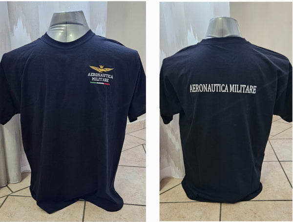 Maglia T-Shirt Maglietta Aeronautica Militare Ricamata!