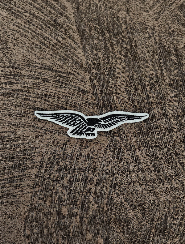 Patch Toppa Aquila Moto Guzzi Ricamata Termoadesiva e da Cucire 9x2 cm