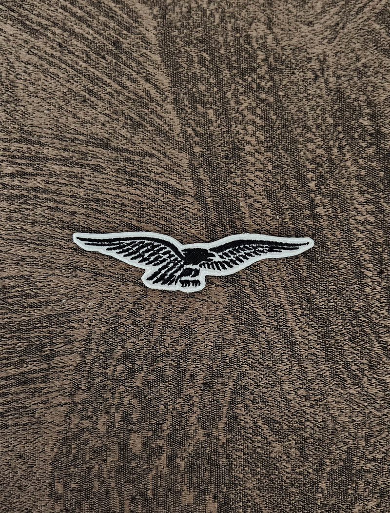 Patch Eagle Moto Guzzi Embroidered Iron-on and Sew-on Patch 9x2 cm