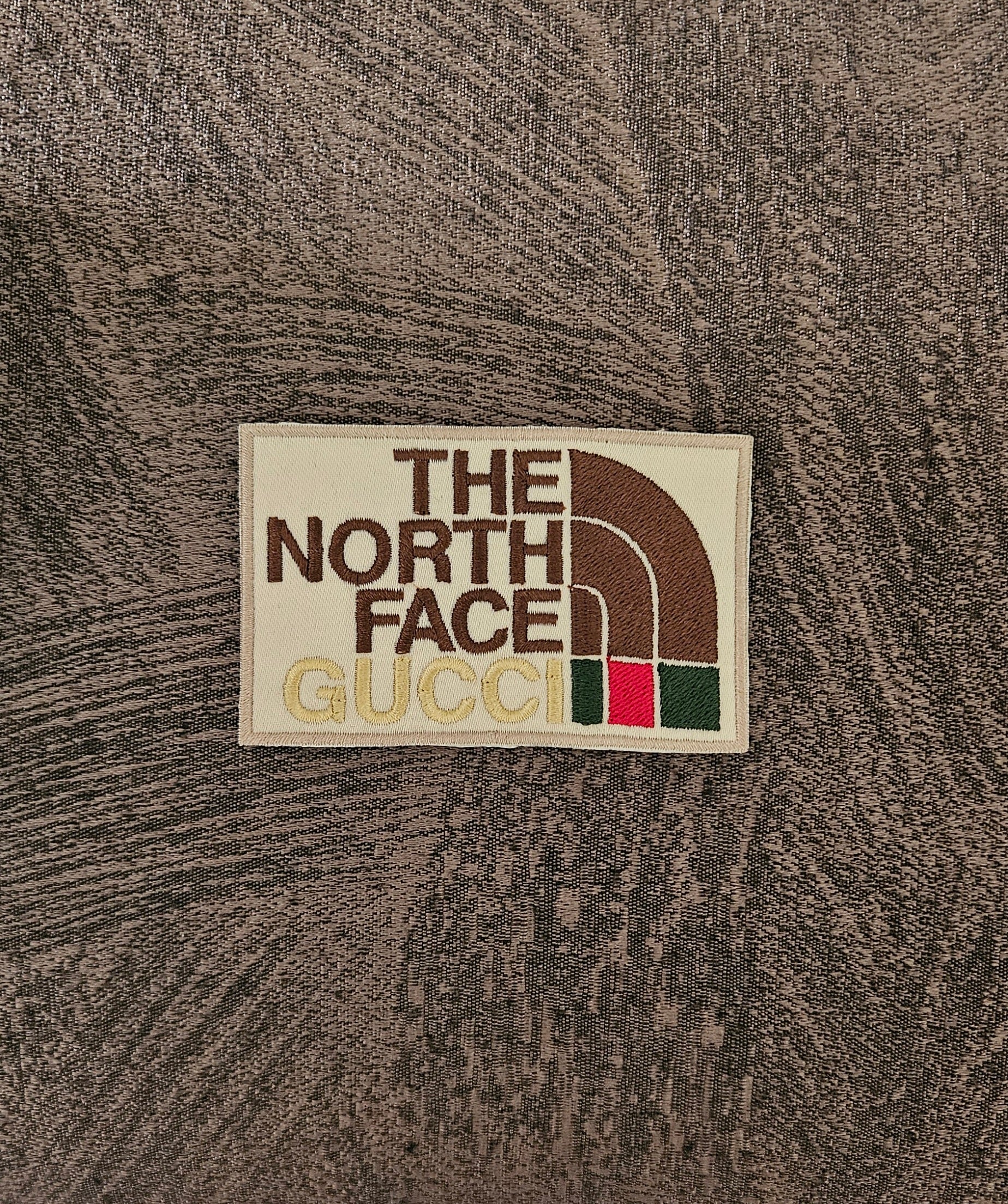 Patch Replica The North Face Gucci 9.5x6cm Ricamata Termoadesiva o da cucire