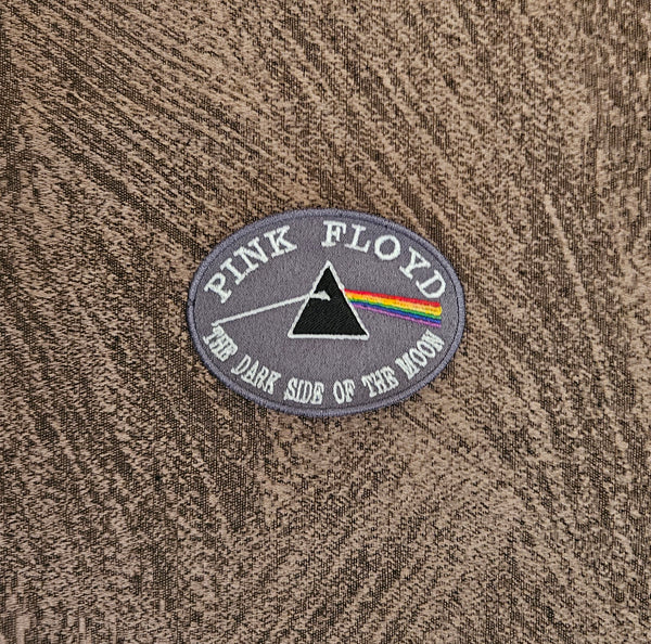 Patch Toppa Ricamata Pink Floyd Termoadesiva o da Cucire 7,5X5,5 CM