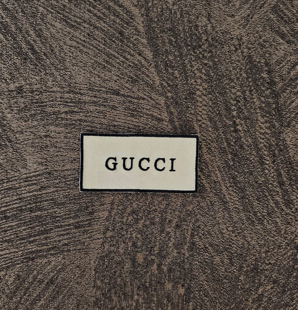 Parche Réplica Marca Gucci Bordado Termoadhesivo o Cosido 8X4 CM