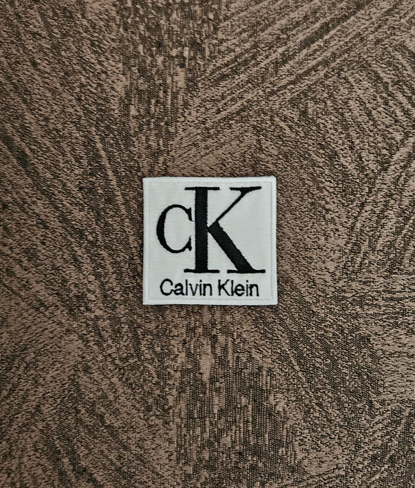 Patch Toppa Replica Brand Calvin Klein Ricamata Termoadesiva o da Cucire 5x5 cm