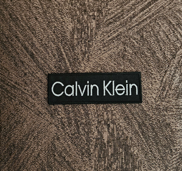 Patch Replica Brand Calvin Klein Embroidered Iron-on or Sew-on 9x3 cm