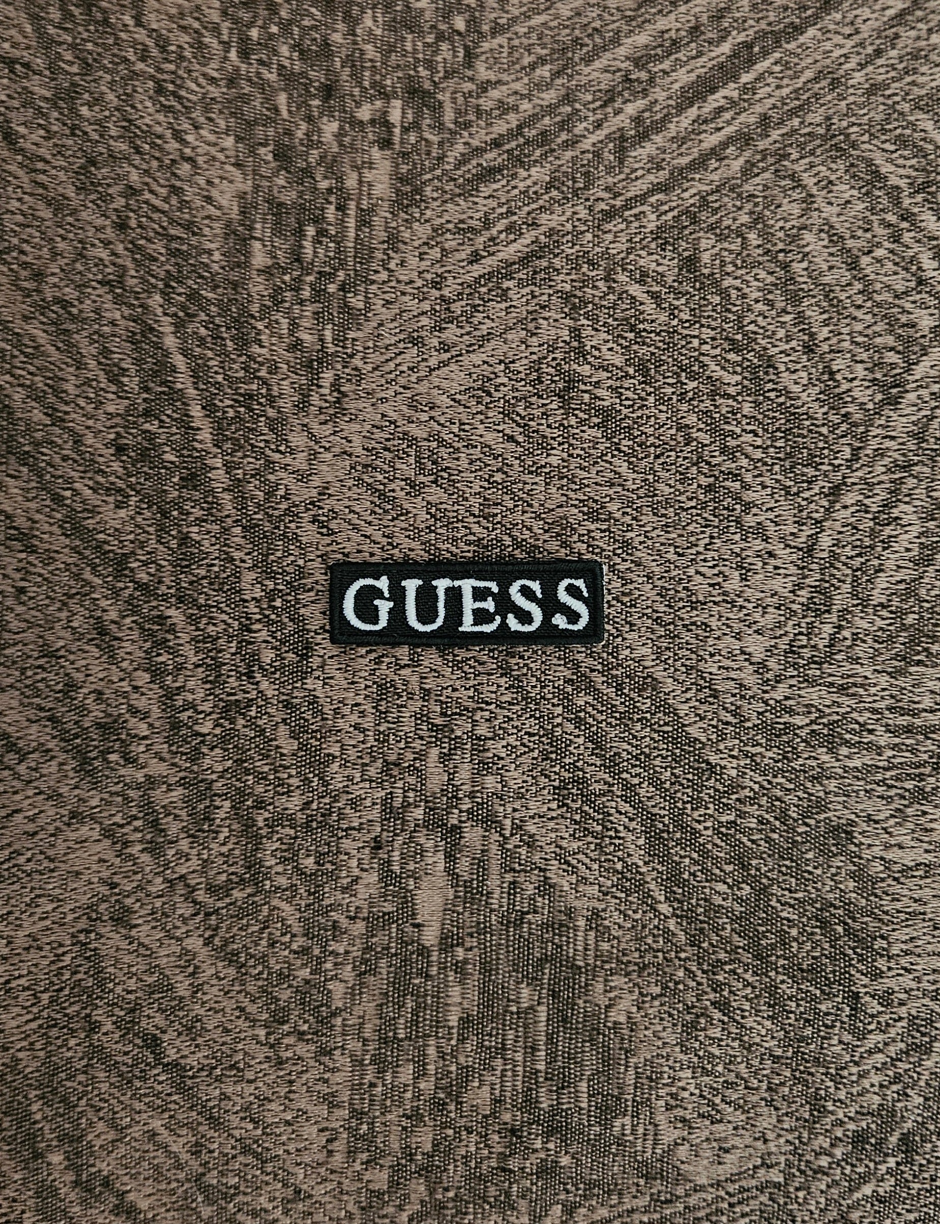 Patch Toppa Replica Guess 4x1cm Ricamata Termoadesiva e da Cucire