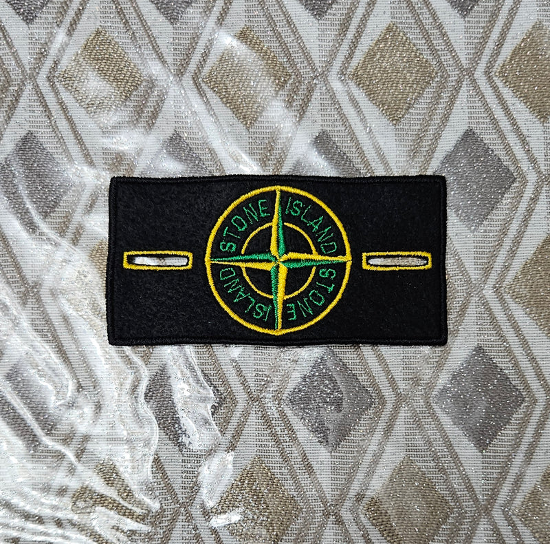 Patch Toppa Replica Brand Stone Island Ricamata 9,5x4,5cm