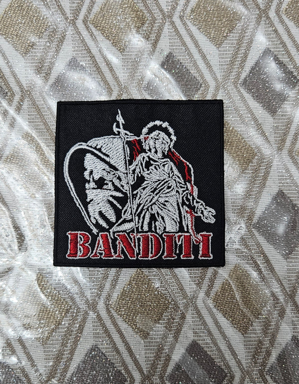 Parche Milan Calcio Curva Sud Bandits Bordado Termoadhesivo o Cosido 7x7 cm