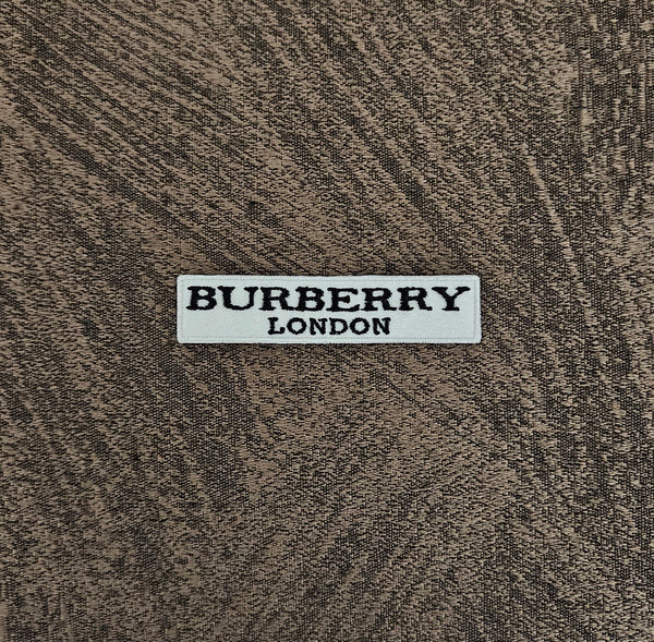 Patch Toppa Replica BURBERRY Ricamata Termoadesiva o da Cucire 7.5x1.5 cm