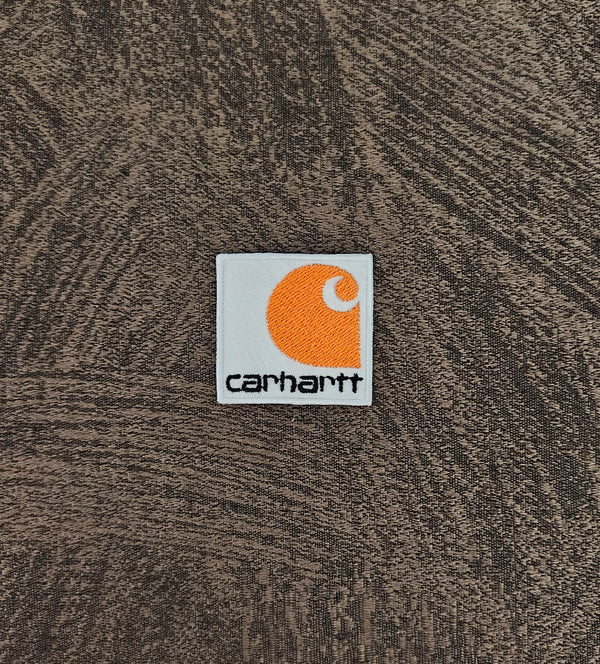 Patch Toppa Replica Brand Carhartt Ricamata Termoadesiva o da Cucire  4x4 cm