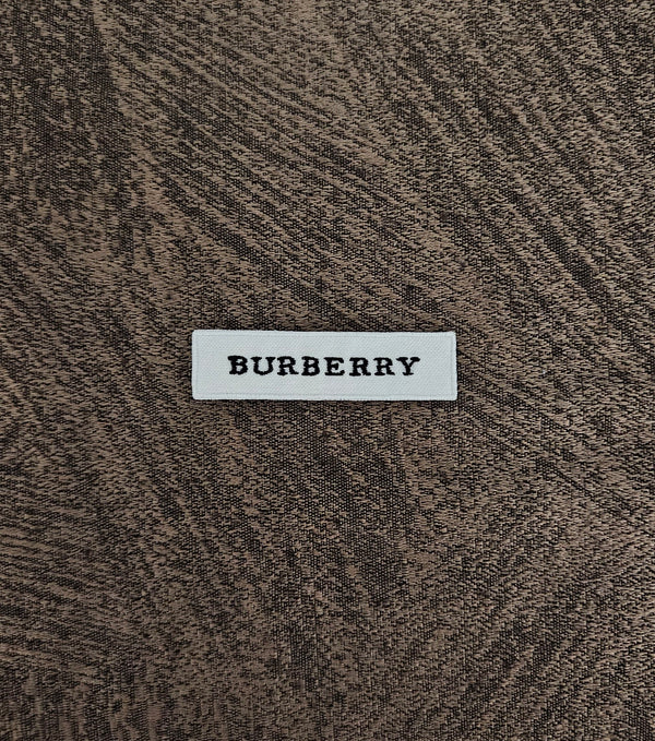 Patch Toppa Replica BURBERRY Ricamata Termoadesiva o da Cucire 6x1.5 cm