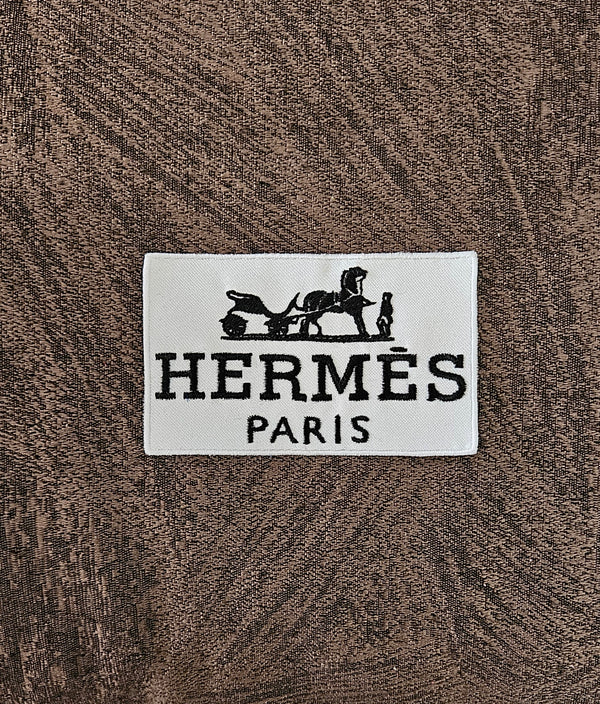 Parche Hermes Parche 10x6cm Bordado Termoadhesivo y Cosido