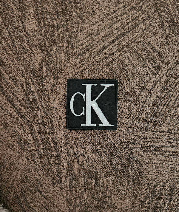 Patch Toppa Replica Calvin Klein  5x5cm Ricamata Termoadesiva e da Cucire