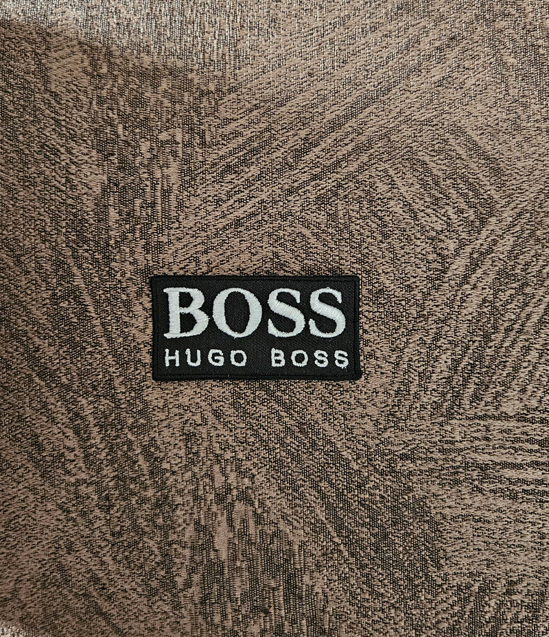 Patch Replica Brand Hugo Boss Ricamata Termoadesiva o da cucire 6x3 cm